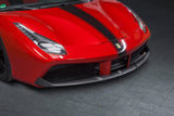 Ferrari 488 GTB & GTS Carbon Front Spoiler (Matte)
