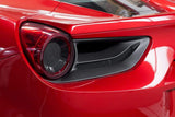 Ferrari 488 GTB & GTS Carbon Tail Light Covers