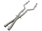 aFe Mach Force XP 2.5" Mid Pipes - E9X M3 S65