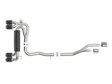 aFe Mach Force-Xp 3 IN to 2-1/2 IN 304 Stainless Steel Cat-Back Exhaust w/ Black Tip - BMW / G8X / M3 / M4 / M4 Competition