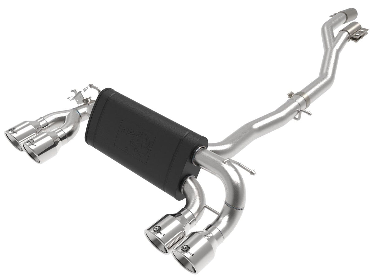 aFe Mach Force-Xp 3 IN to 2-1/2 IN 304 Stainless Steel Cat-Back Exhaust System - BMW F87 M2 Competition