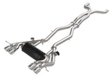 aFe Mach Force-Xp 3 IN to 2-1/2 IN 304 Stainless Steel Cat-Back Exhaust w/ Black Tip - BMW / G8X / M3 / M4 / M4 Competition