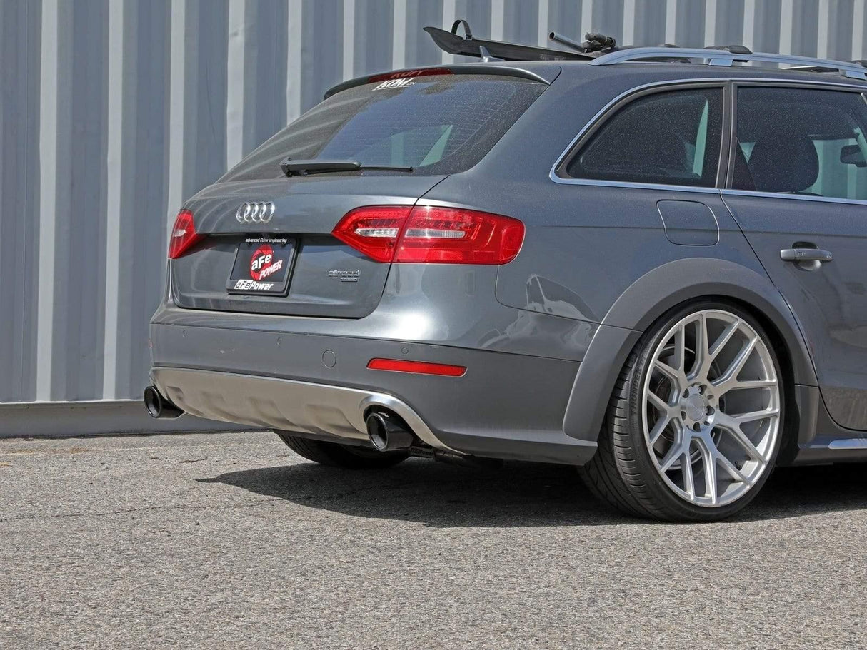 aFe MACH Force-Xp 3 IN to 2-1/2 IN 304 Stainless Steel Axle-Back Exhaust System - Audi B8 Allroad