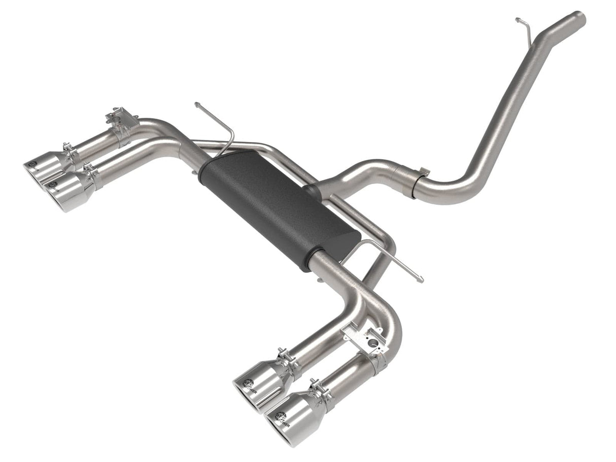 aFe MACH Force-Xp 3 IN to 2-1/2 IN 304 Stainless Steel Cat-Back Exhaust System - Audi 8V S3 Sedan