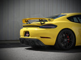 aFe Mach Force-Xp 2-1/4 IN to 2-1/2 IN 304 Stainless Steel Cat-Back Exhaust System - Porsche Cayman 718 GT4