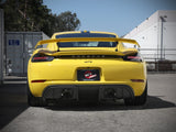 aFe Mach Force-Xp 2-1/4 IN to 2-1/2 IN 304 Stainless Steel Cat-Back Exhaust System - Porsche Cayman 718 GT4