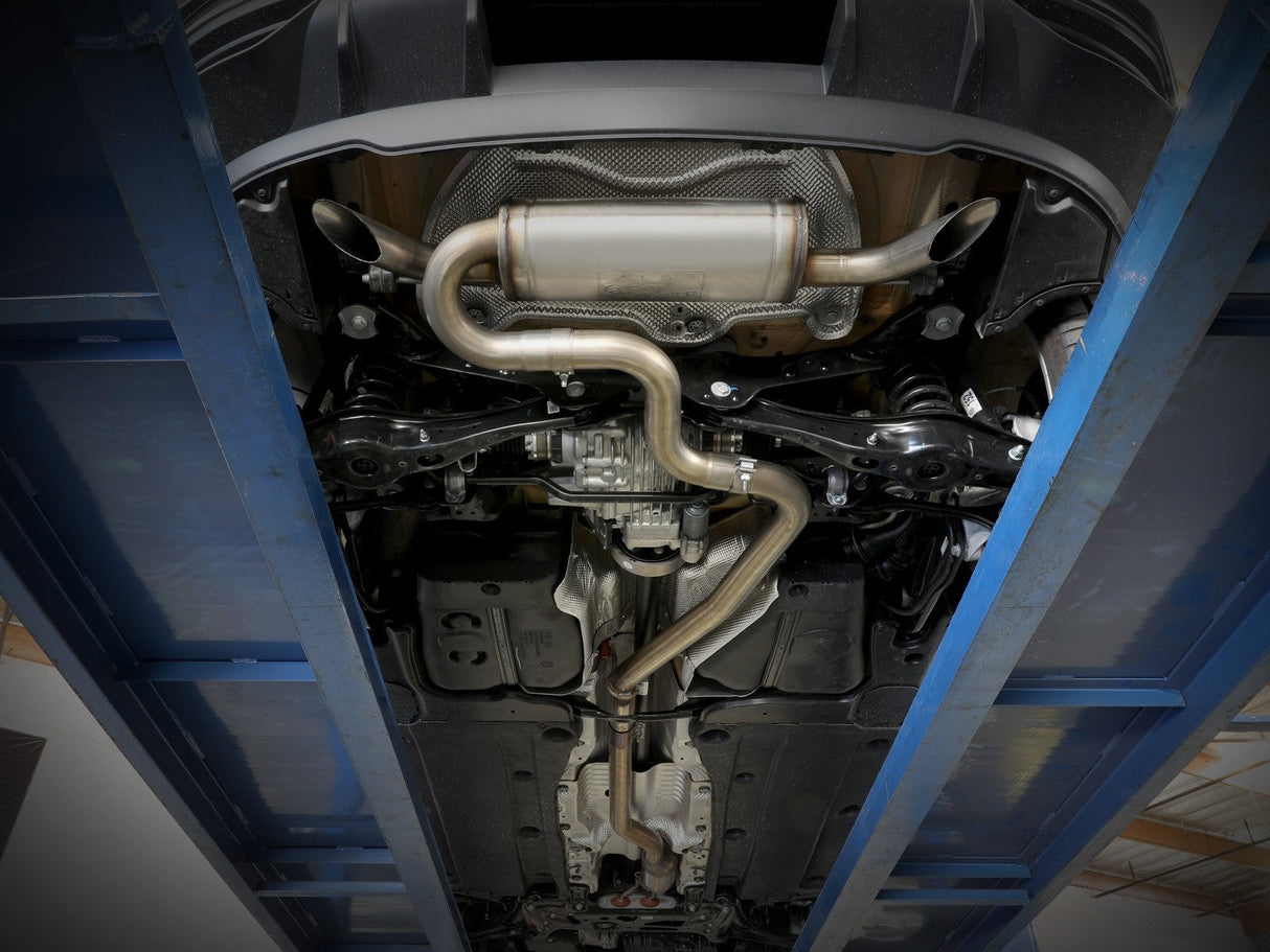 aFe Mach Force-Xp 3 IN to 2-1/2 IN 304 Stainless Steel Cat-Back Exhaust System - Audi 2.0T B9 Q3
