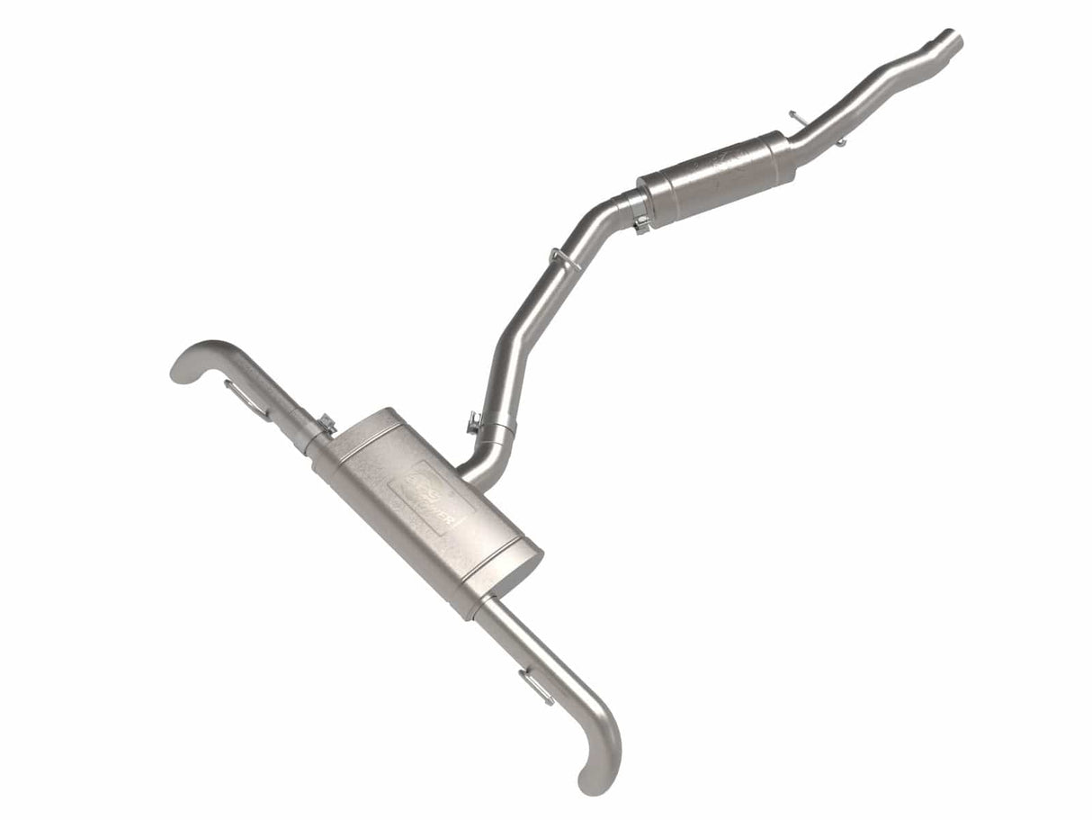 aFe Mach Force-XP 3 IN to 2-1/2 IN 304 Stainless Steel Cat-Back Exhaust System - Audi 2.0T / B9 / Q5