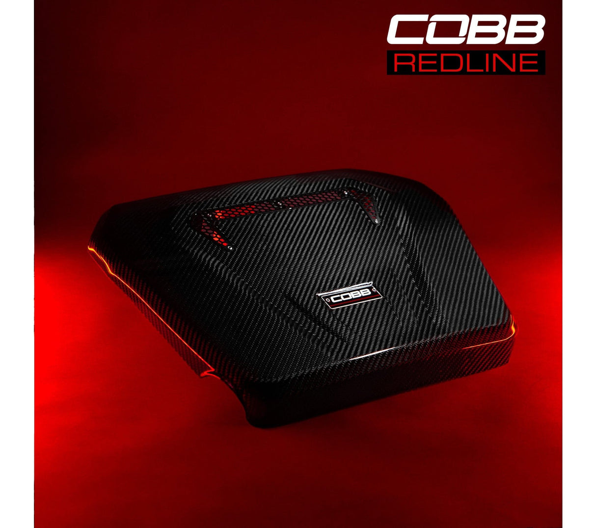 COBB Redline Carbon Fiber Engine Cover - VW/Audi / Mk7+ / Mk8 GTI / Golf R / GLI / 8V A3 / S3