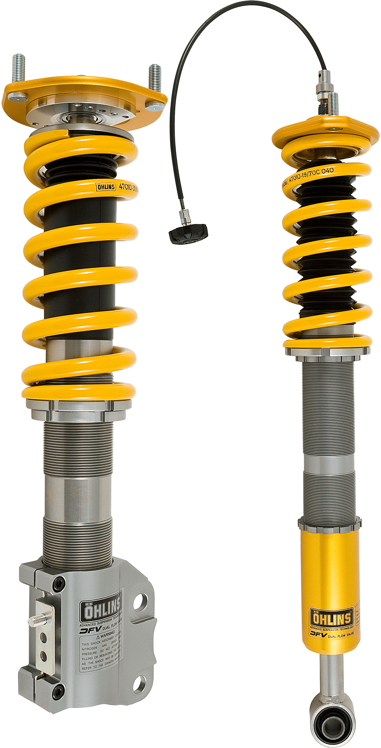Ohlins 07-15 Mitsubishi EVO X (CZ4A) Road & Track Coilover Suspension System featuring Dual Flow Valve Technology