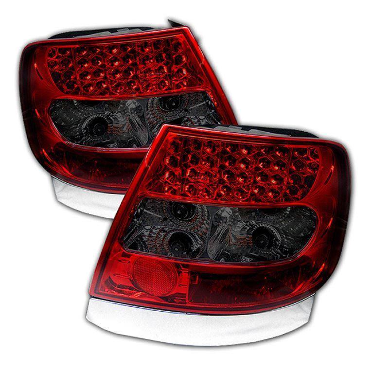 Spyder Audi A4 96-01 LED Tail Lights - Red Smoke