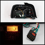 Spyder BMW E36 3-Series 92-98 4Dr LED Tail Lights - Red Clear