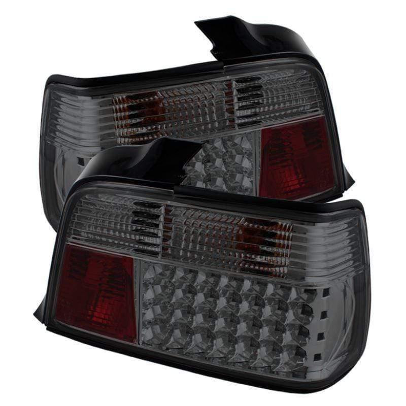 Spyder BMW E36 3-Series 92-98 4Dr LED Tail Lights - Smoke