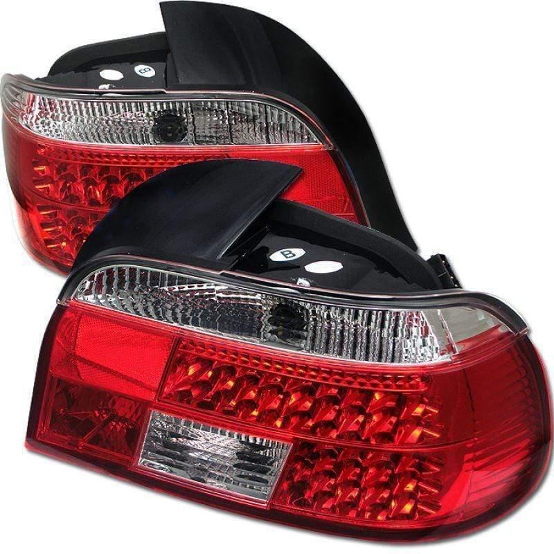Spyder BMW E39 5-Series 97-00 LED Tail Lights - Red Clear