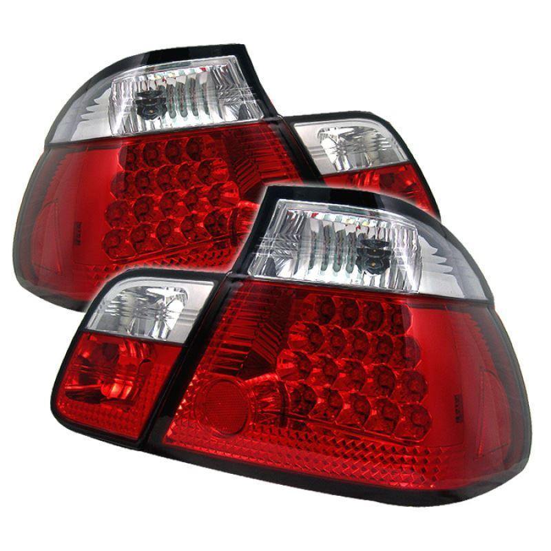 Spyder BMW E46 3-Series 99-01 4Dr LED Tail Lights - Red Clear