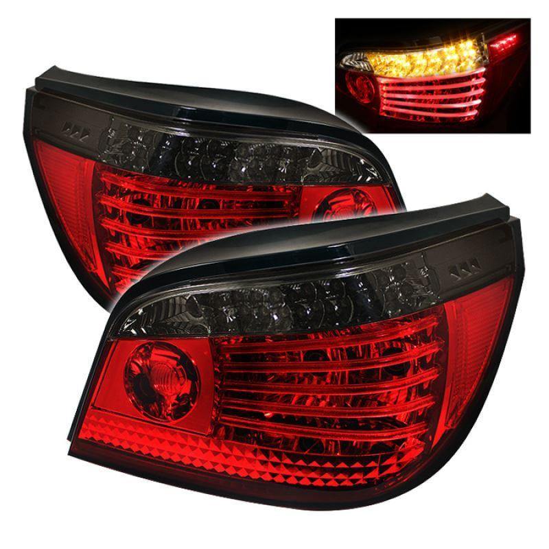 Spyder BMW E60 5-Series 04-07 LED Tail Lights - Red Smoke