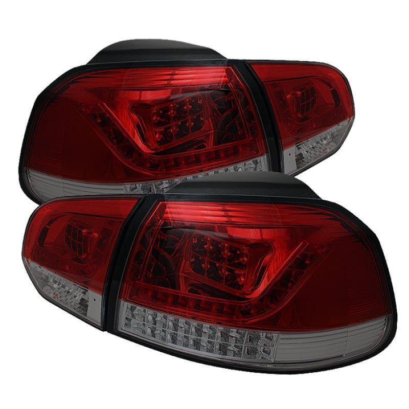 Spyder Volkswagen Golf / GTI 10-13 LED Tail Lights - Red Smoke