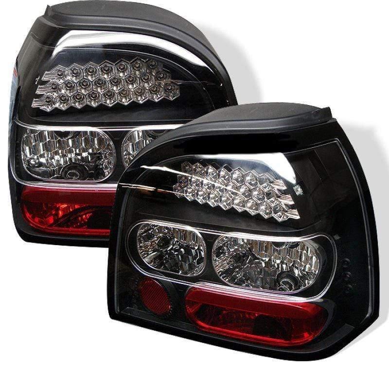 Spyder Volkswagen Golf 93-98 LED Tail Lights - Black (NLA)