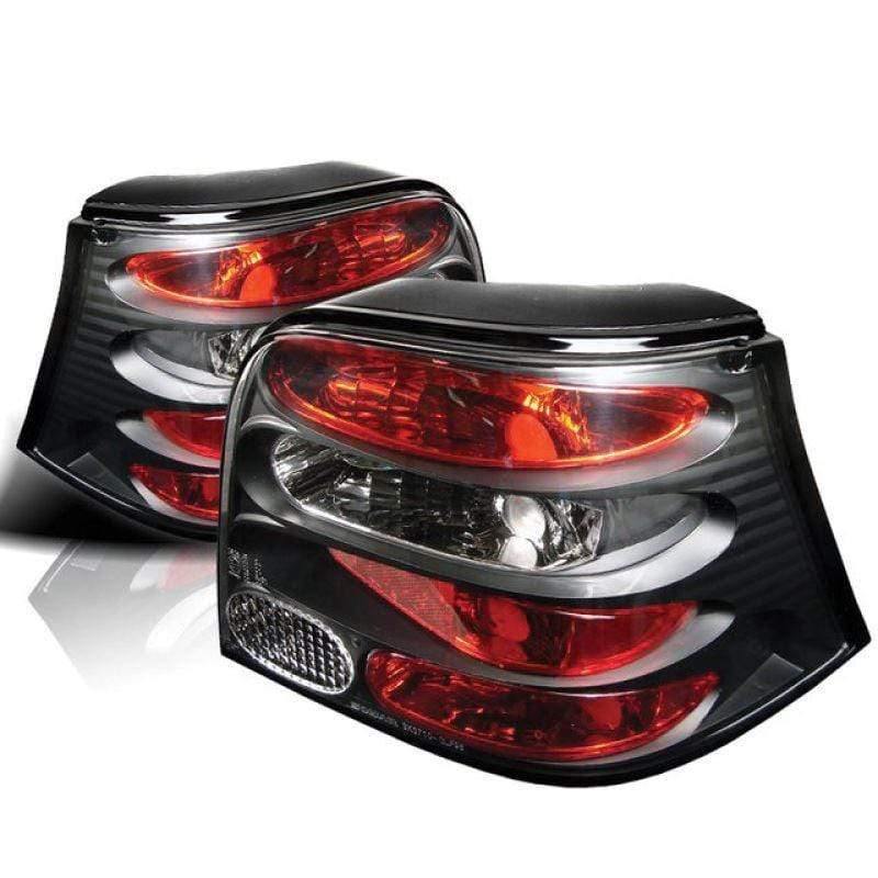 Spyder Volkswagen Golf 99-04 Euro Style Tail Lights - Black