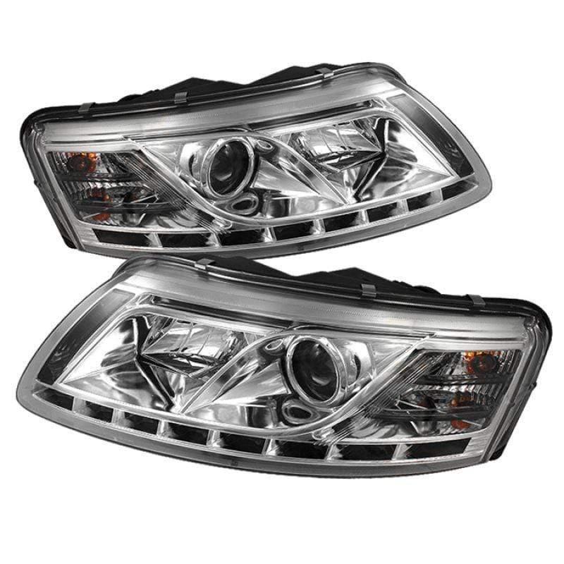 Spyder Audi A6 05-07 Projector Headlights - Chrome