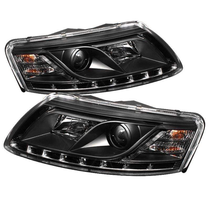 Spyder Audi A6 05-07 Projector Headlights - Black