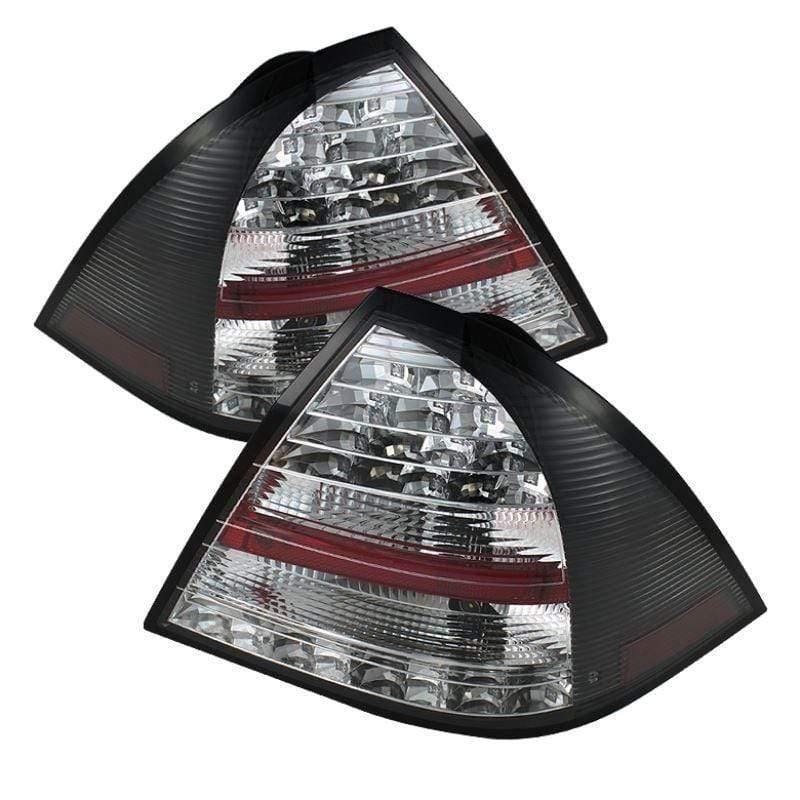 Spyder Mercedes Benz W203 C-Class 05-07 4DR Sedan LED Tail Lights - Black