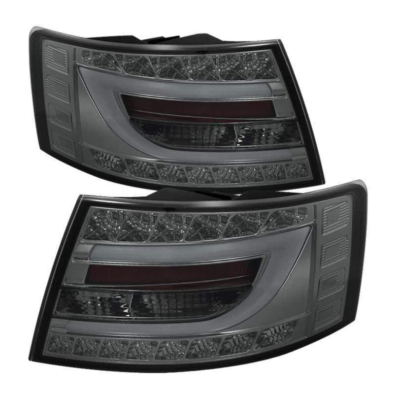 Spyder Audi A6 05-08 4Dr Sedan Only Light Bar LED Tail Lights - Smoke