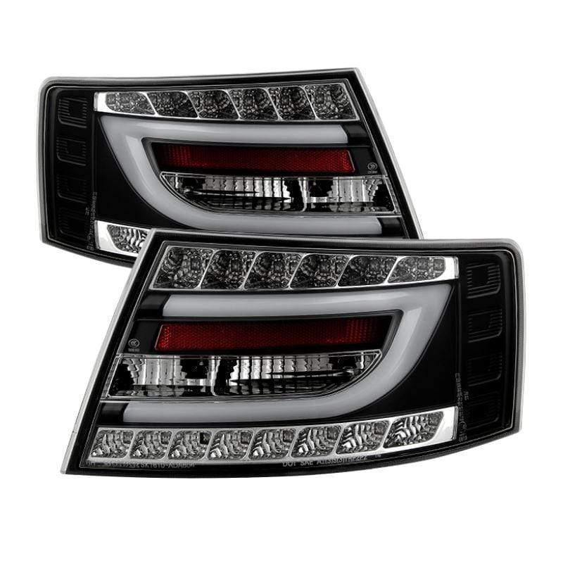 Spyder Audi A6 05-08 4Dr Sedan Only Version 2 Light Bar LED Tail Lights - Black