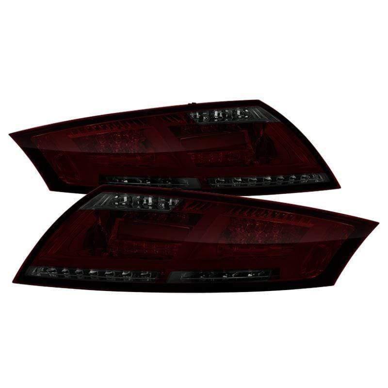 Spyder Audi TT 08-14 LED Tail Lights - Red Smoke