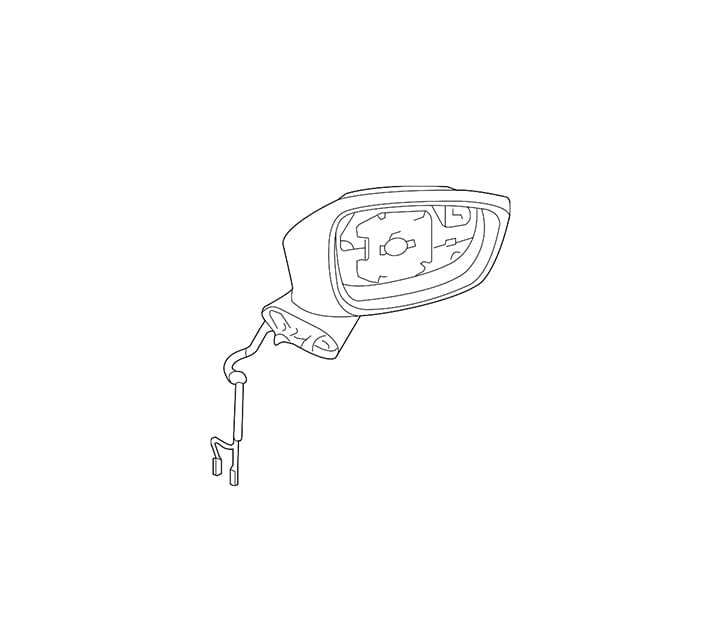 Heated Outside Mirror (Right) - BMW / F3X / 320i / 328d / 328i / 335i / 328d