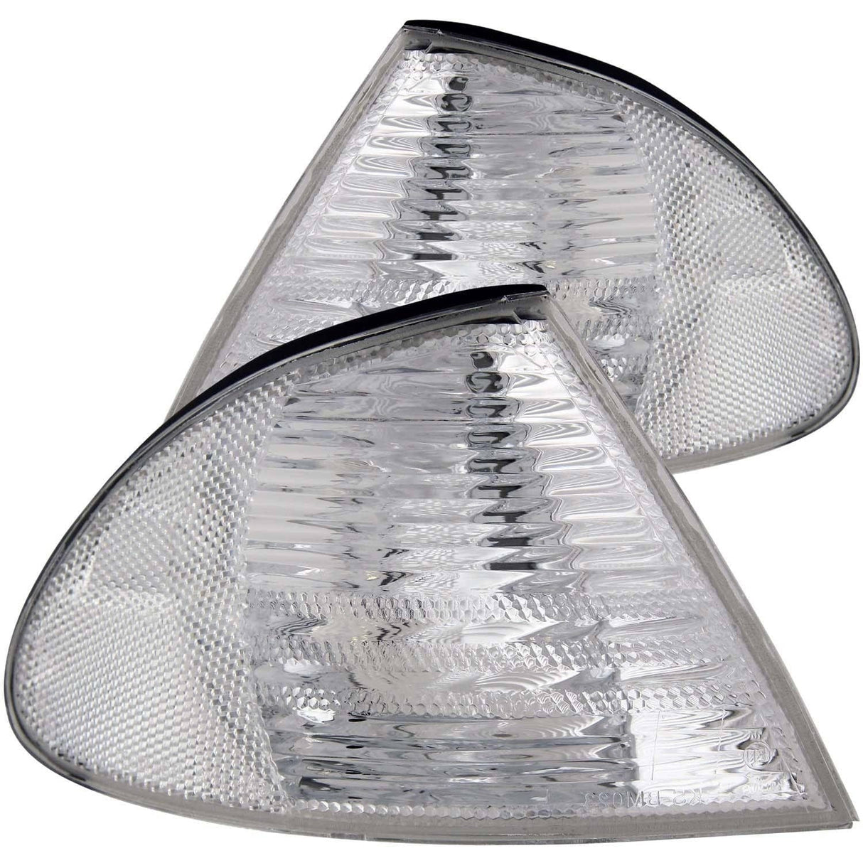 ANZO Chrome Euro Corner Lights - BMW / E46 / 1999-2001