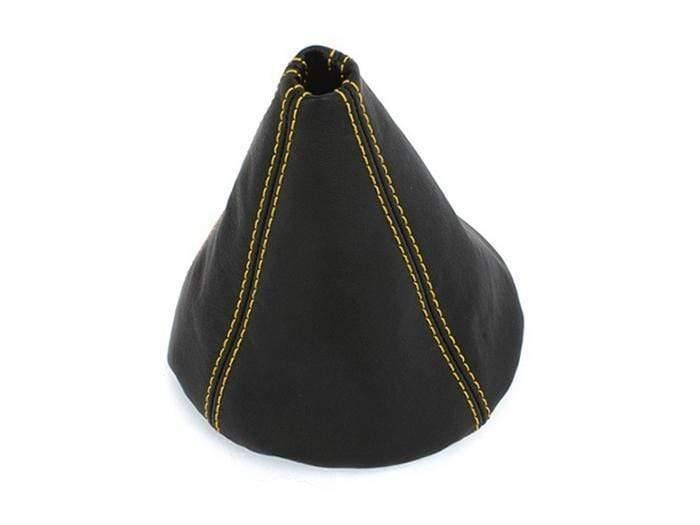BFI MK5 / MK6 DSG / Automatic Shift Boot - Leather (YELLOW STITCHING)