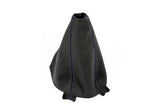 BFI B6/B7 Manual Shift Boot - Leather (BLUE STITCHING)