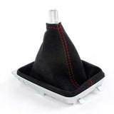 BFI B8 Manual Shift Boot - Leather (RED STITCHING)