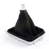 BFI B8 Manual Shift Boot - Leather (SILVER STITCHING)