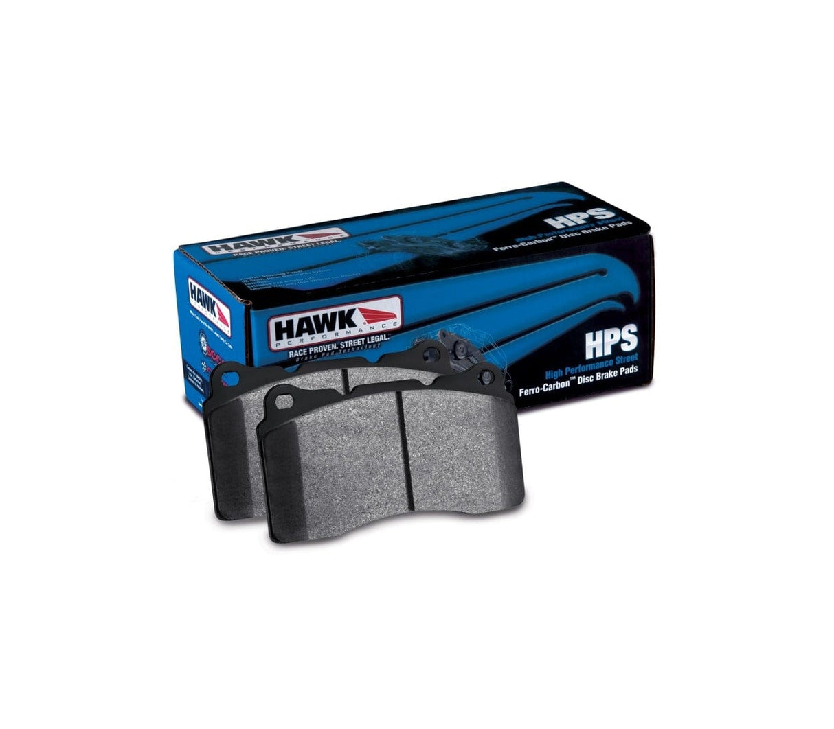 Hawk HPS Rear Brake Pad Set - VW/Audi (many models, check fitment)