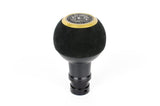 BFI Heavy Weight Shift Knob Black Anodized - Alcantara - Gold Top (981 / 991 Porsche Fitment)