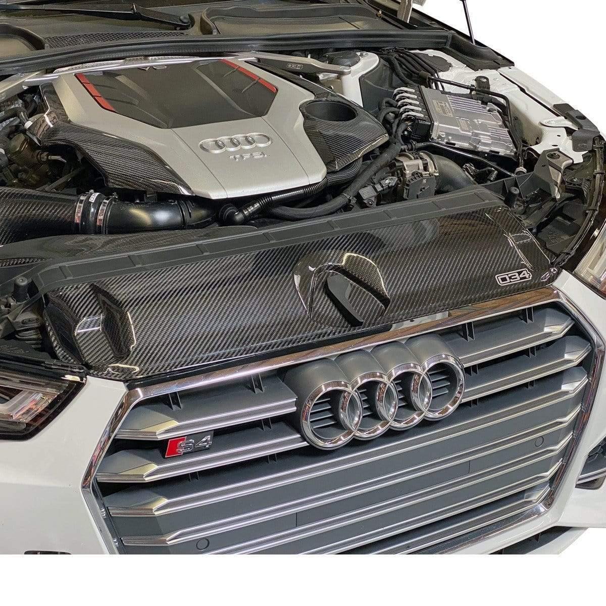 034 Carbon Fiber Radiator Support Cover - Audi B9 A4/S4