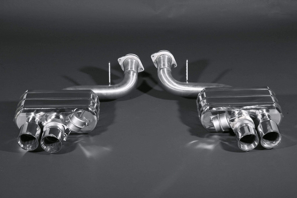 Ferrari 599 Valved Exhaust System with Cat Delete Pipes (No Remote) (NLA)