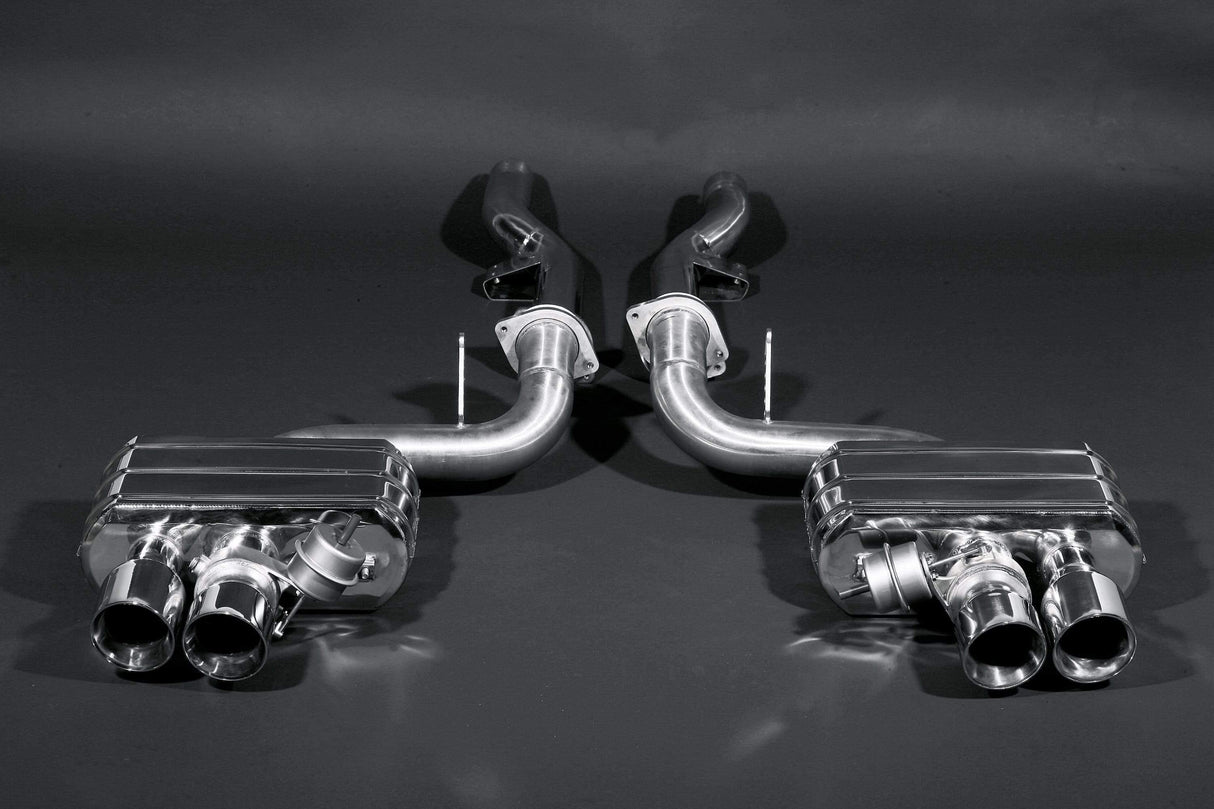 Ferrari 599 Valved Exhaust System with Cat Delete Pipes (No Remote) (NLA)