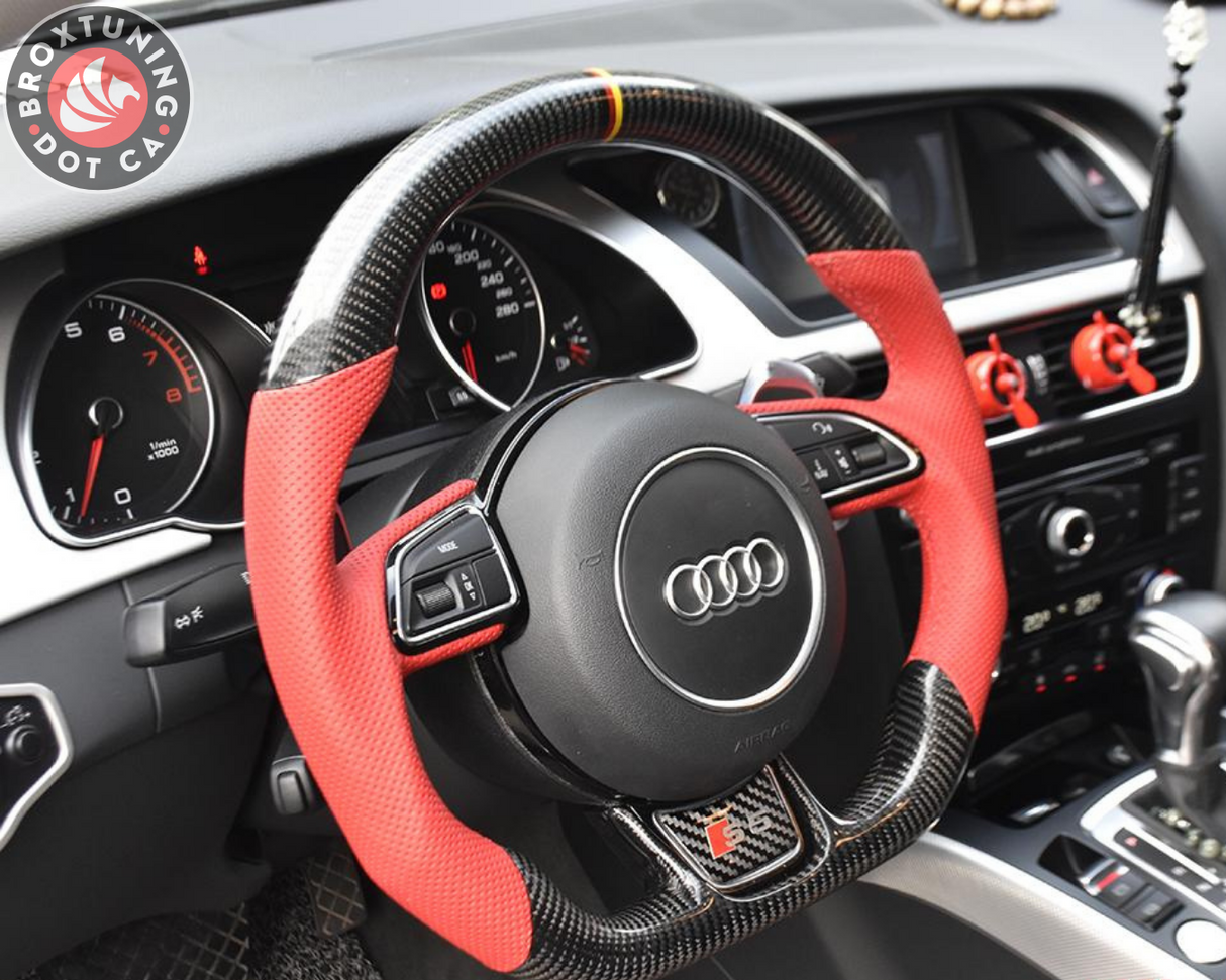 Audi S3 | RS3 | S4 | RS4 | S5 | RS5 | S6 | RS6 | S7 | RS7 | SQ5 S-Line OEM Upgraded Customized Steering Wheel 2012-2018