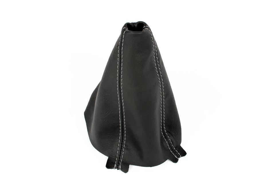 BFI Audi A4 B6/B7 Manual Shift Boot - Black Leather - Purple Stitch