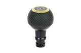 BFI Heavy Weight Shift Knob Black Anodized - Air Leather - Gold Top (964-997 Porsche Fitment)