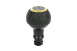 BFI Heavy Weight Shift Knob Black Anodized - Air Leather - Gold Top (981 / 991 Porsche Fitment)