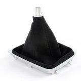 BFI VW MK5 / MK6 Manual Shift Boot - Maritime Blue Leather - Black Stitch