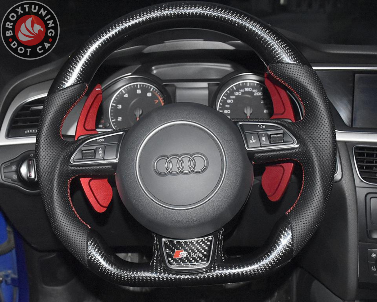 Audi S3 | RS3 | S4 | RS4 | S5 | RS5 | S6 | RS6 | S7 | RS7 | SQ5 S-Line OEM Upgraded Customized Steering Wheel 2012-2018