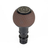 BFI GS2 Heavy Weight Shift Knob - Nougat Brown Air Leather (981 / 991 Porsche Fitment)