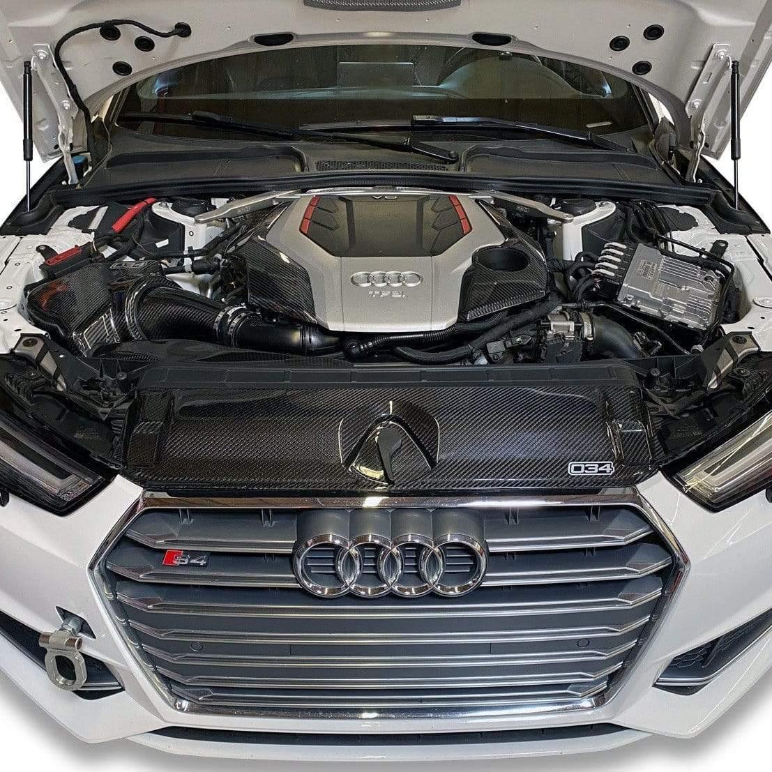 034 Carbon Fiber Radiator Support Cover - Audi B9 A4/S4