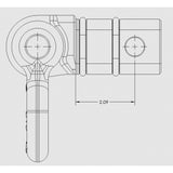 COBB Tuning 2 inch Hitch Receiver D-Ring Shackle