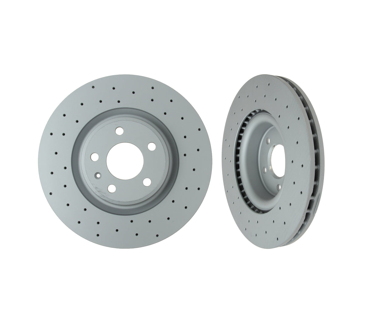 Front Cross Drilled Brake Rotor Set (338X30mm) - Audi / 2.0T Gen3 / B9 / A4 / A5 / Q5